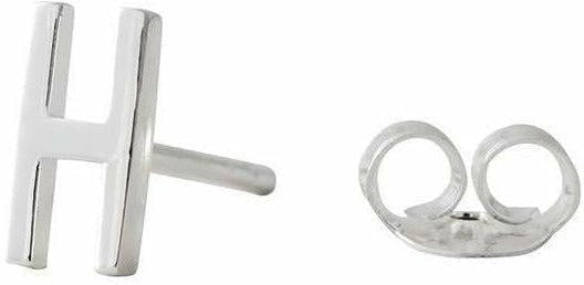 [product_category]-Design Letters Earring With Letter, Silver, H-Design Letters-5710498972813-90401000H-DES-1