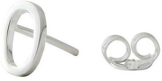 [product_category]-Design Letters Earring With Letter, Silver, O-Design Letters-5710498972882-90401000O-DES-1