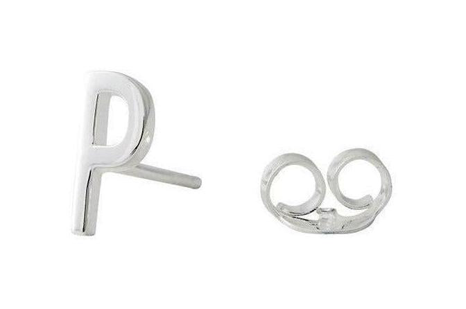 [product_category]-Design Letters Earring With Letter, Silver, P-Design Letters-5710498972899-90401000P-DES-1