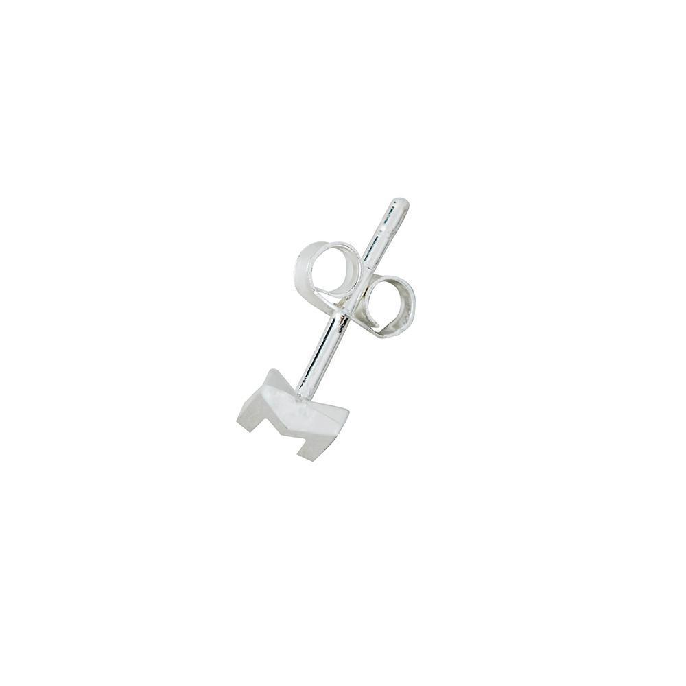 [product_category]-Design Letters Earring With Letter, Silver, Z-Design Letters-5710498972998-90401000Z-DES-2