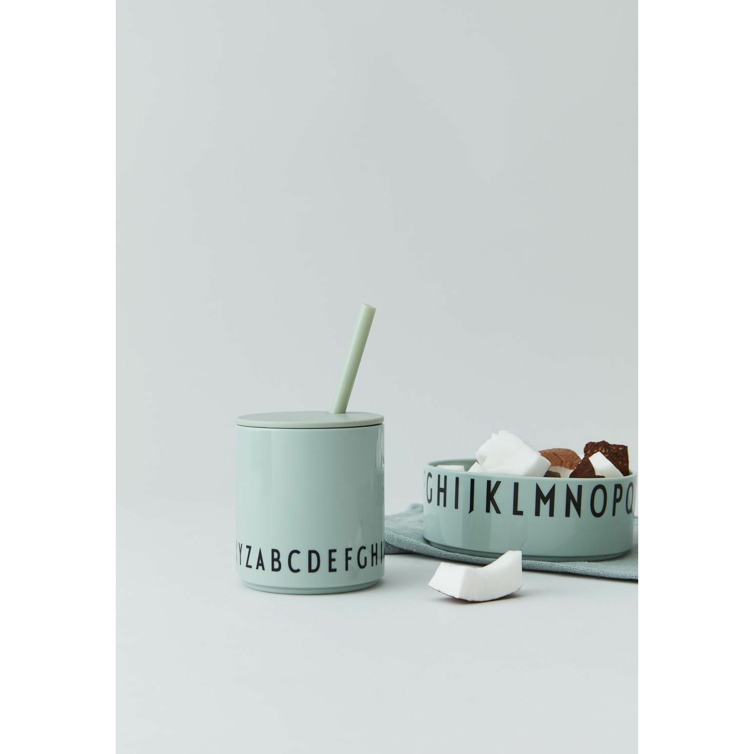 [product_category]-Design Letters Eat & Learn Round Bowl Tritan Green, Abc-Design Letters-5710498185466-20103006GREENABC-DES-2