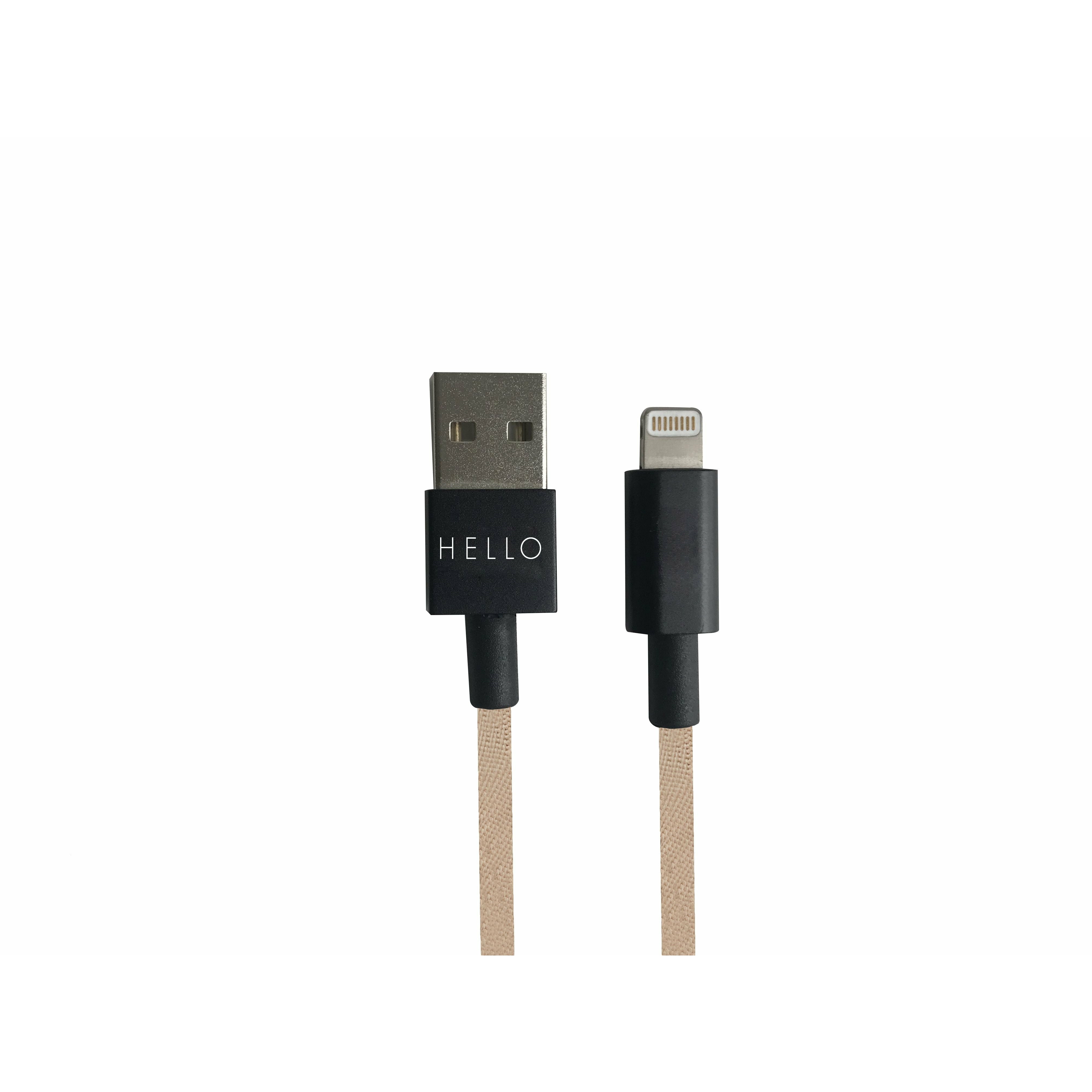 [product_category]-Design Letters Favorite Cable (I Phone) 1.85m, Beige-Design Letters-5710498190996-60201025BEIGE-DES-1