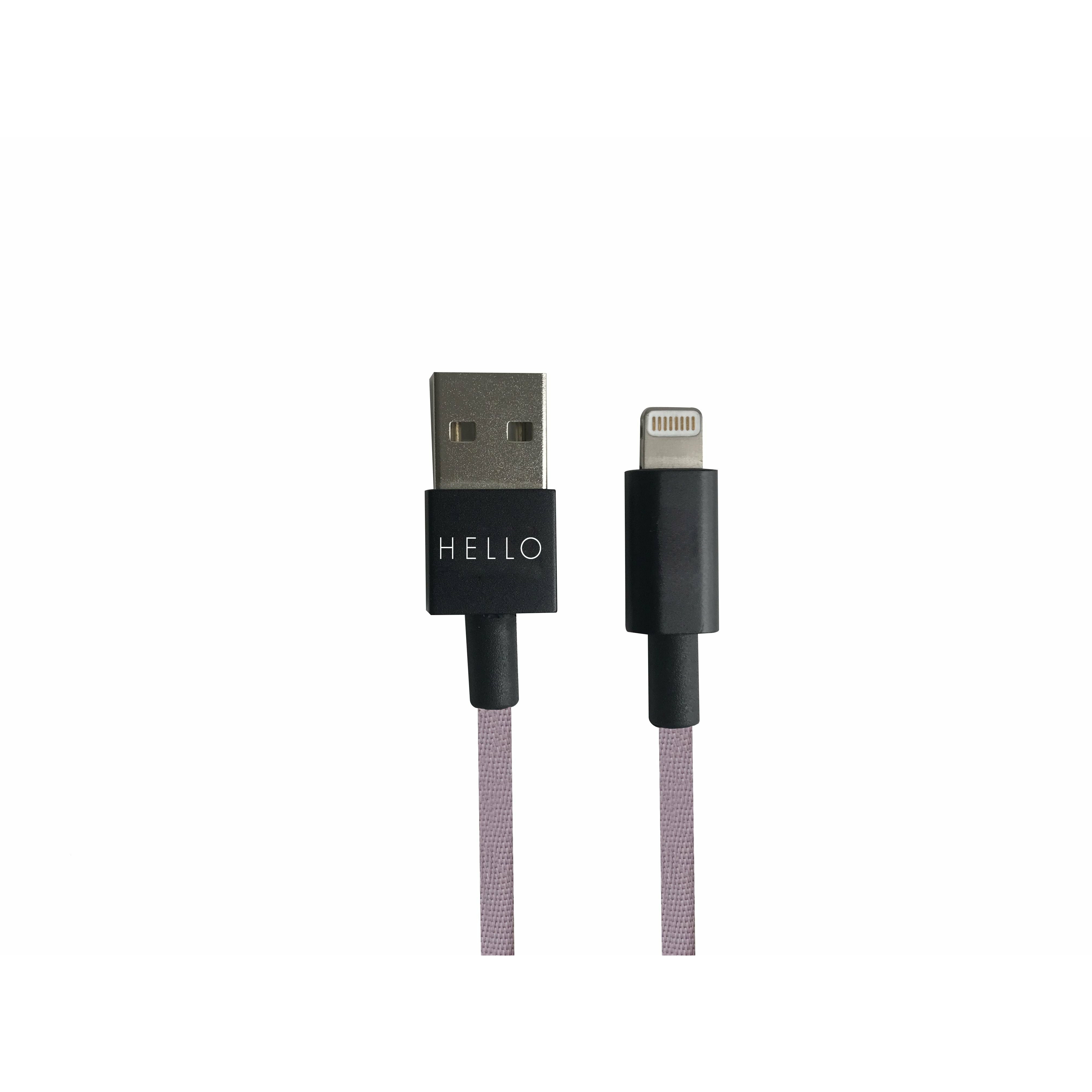 [product_category]-Design Letters Favorite Cable (I Phone) 1.85m, Lavender-Design Letters-5710498190989-60201025LAVENDER-DES-1