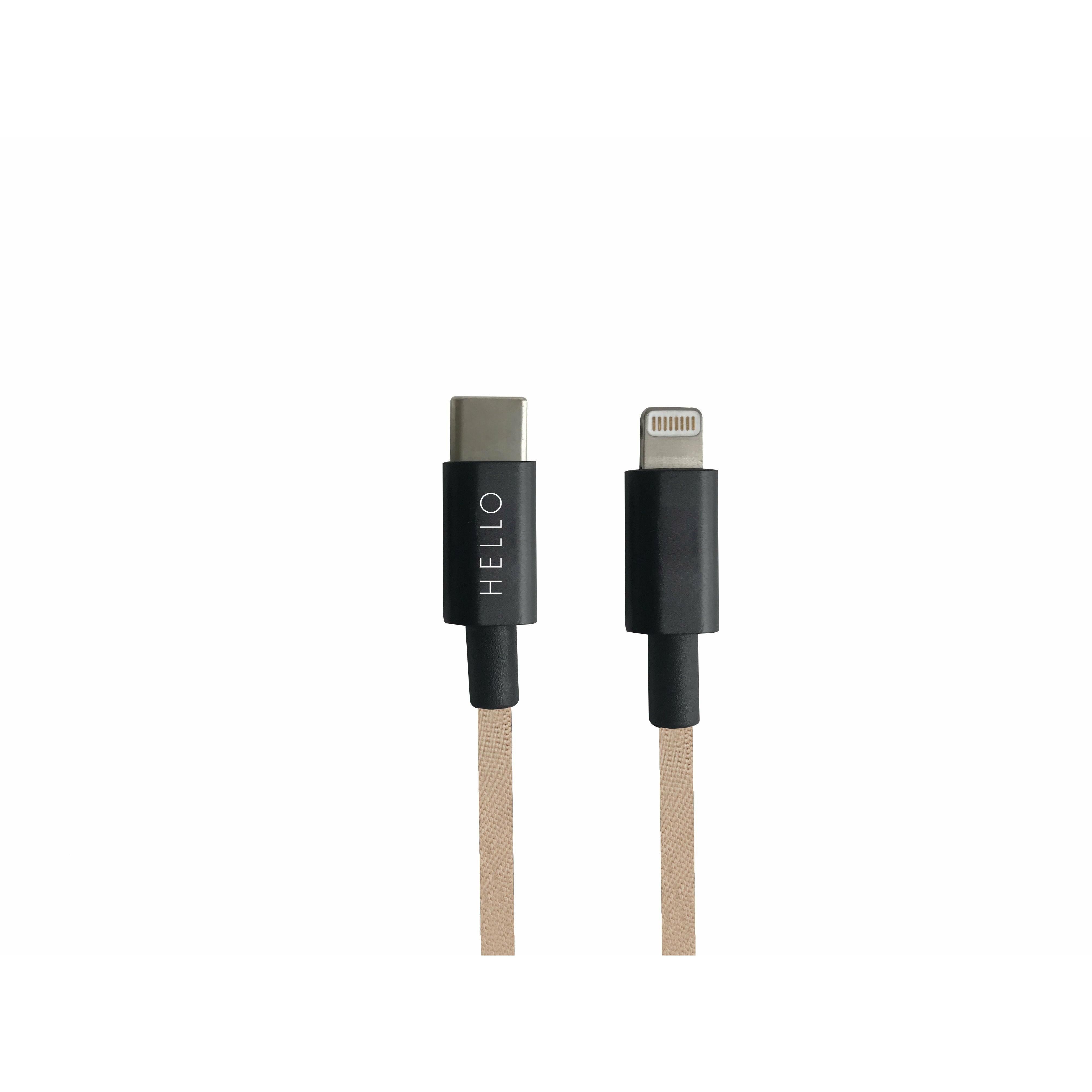 [product_category]-Design Letters Favorite Cable Usbc I Phone 1m, Beige-Design Letters-5710498190965-60201023BEIGE-DES-1