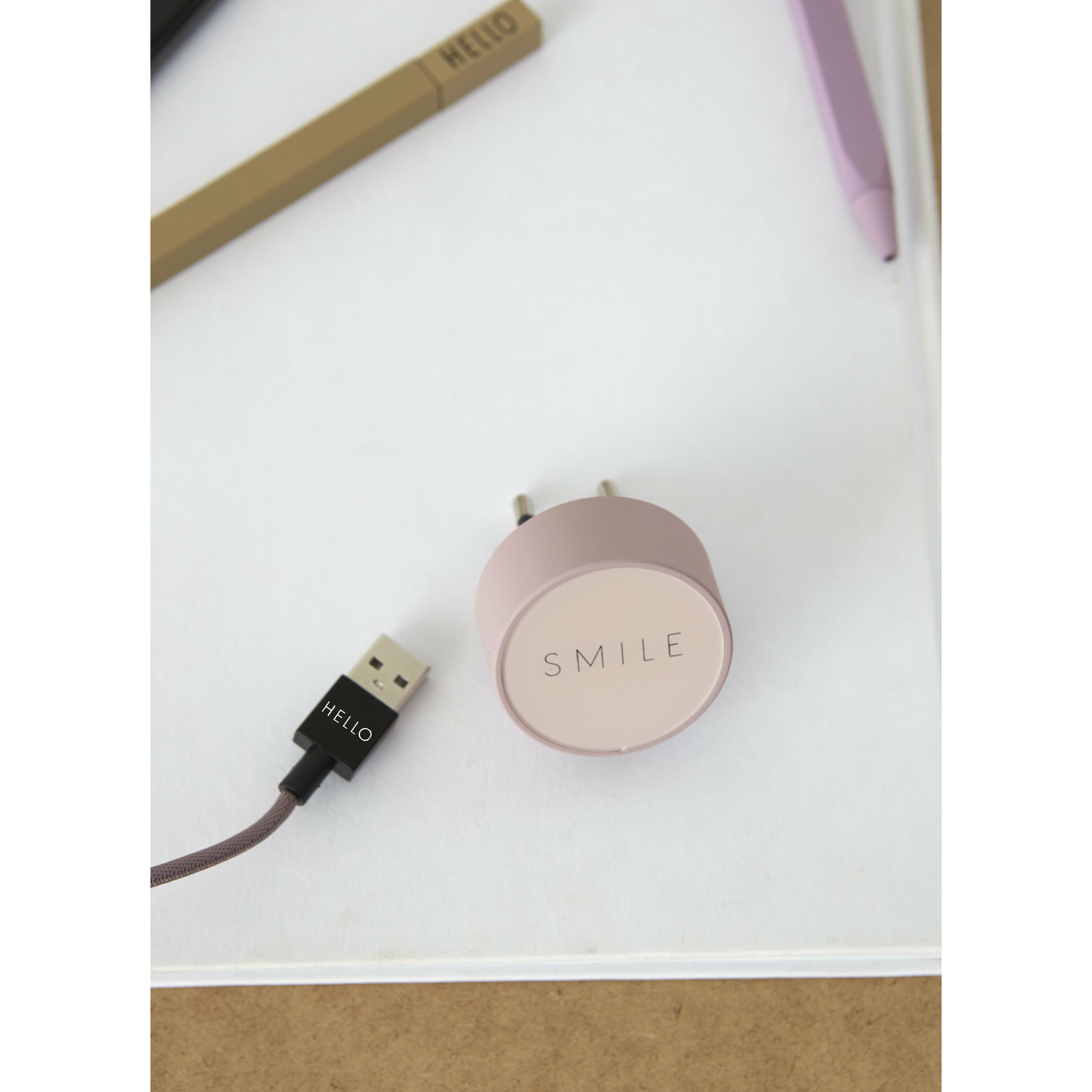 [product_category]-Design Letters Favorite Charger Smile, Lavender-Design Letters-5710498190842-60101007LAVENSMILE-DES-7