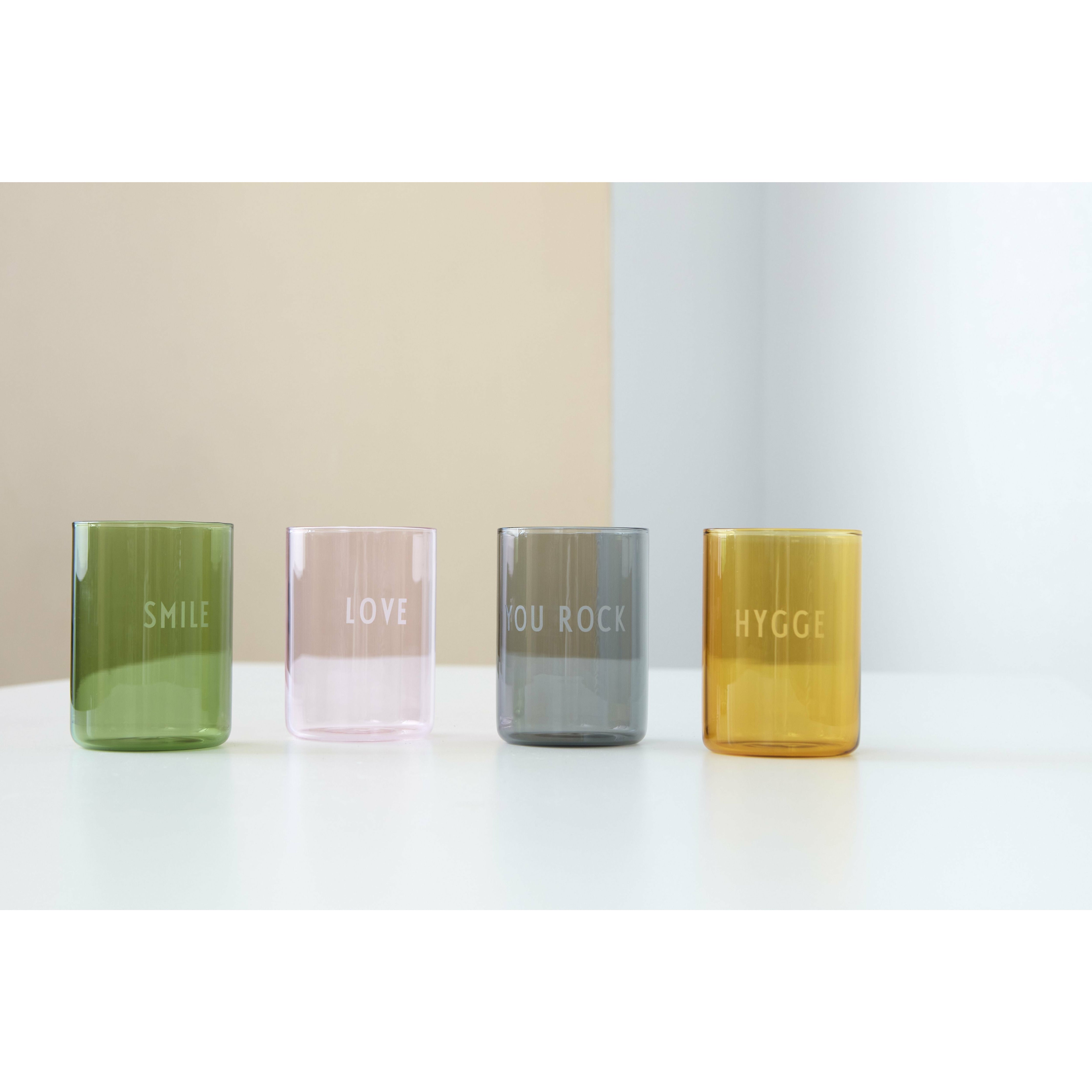 [product_category]-Design Letter's Favorite Drinking Glass Love, Rose-Design Letters-5710498190026-10106000ROSELOVE-DES-5