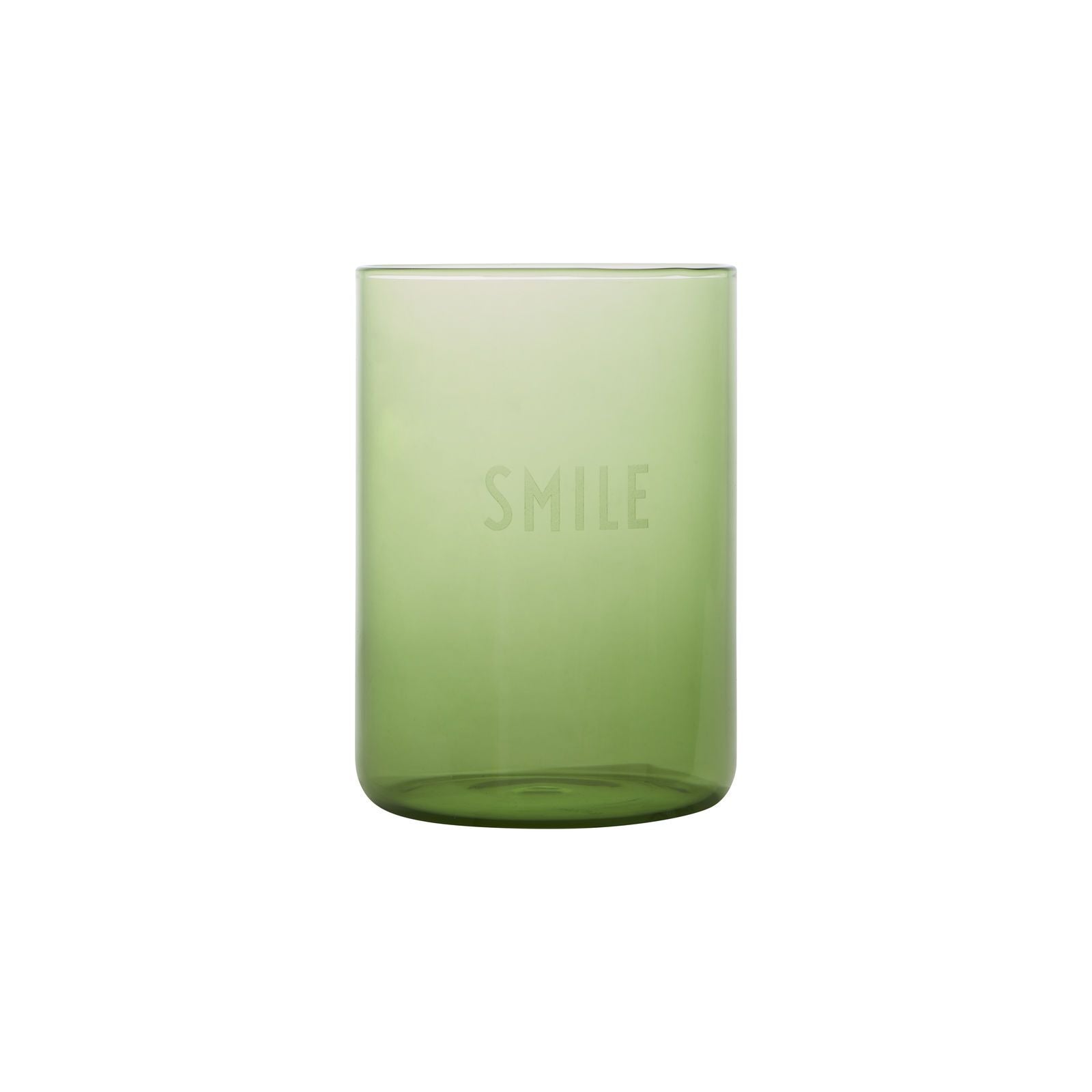 [product_category]-Design Letters Favorite Drinking Glass Smile, Green-Design Letters-5710498190019-10106000GREENSMILE-DES-1