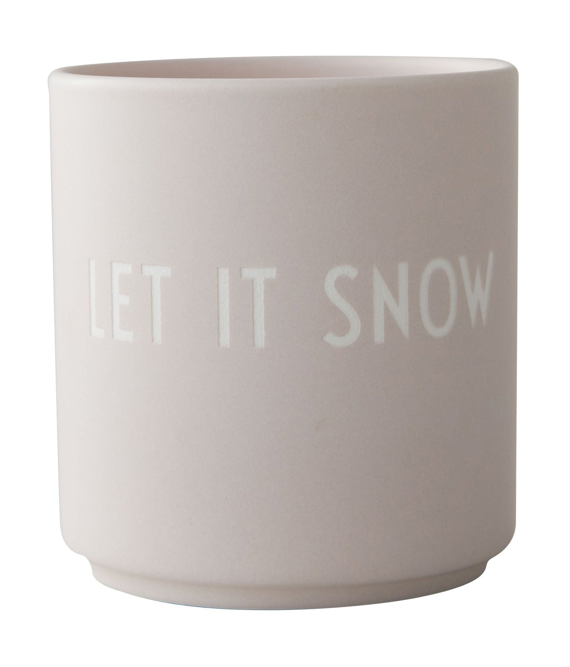 [product_category]-Design Letter's Favorite Mug Let It Snow, Pastel Beige-Design Letters-5710498191061-10101002PBLETITSNO-DES-1