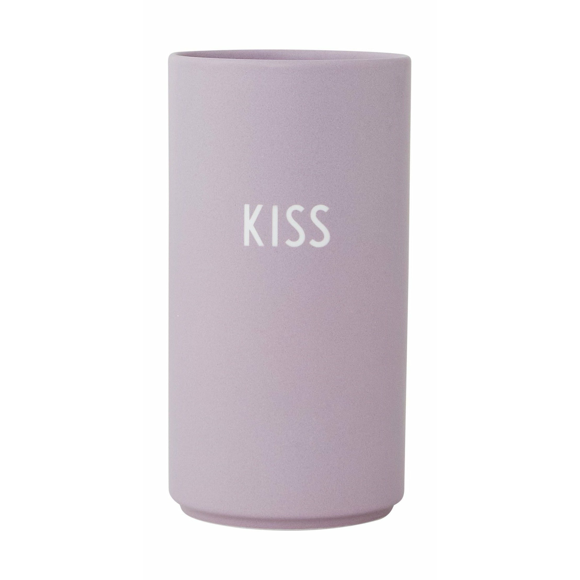 [product_category]-Design Letters Favorite Vase Kiss Medium, Lavender-Design Letters-5710498187798-10101006LAVENKISS-DES-1