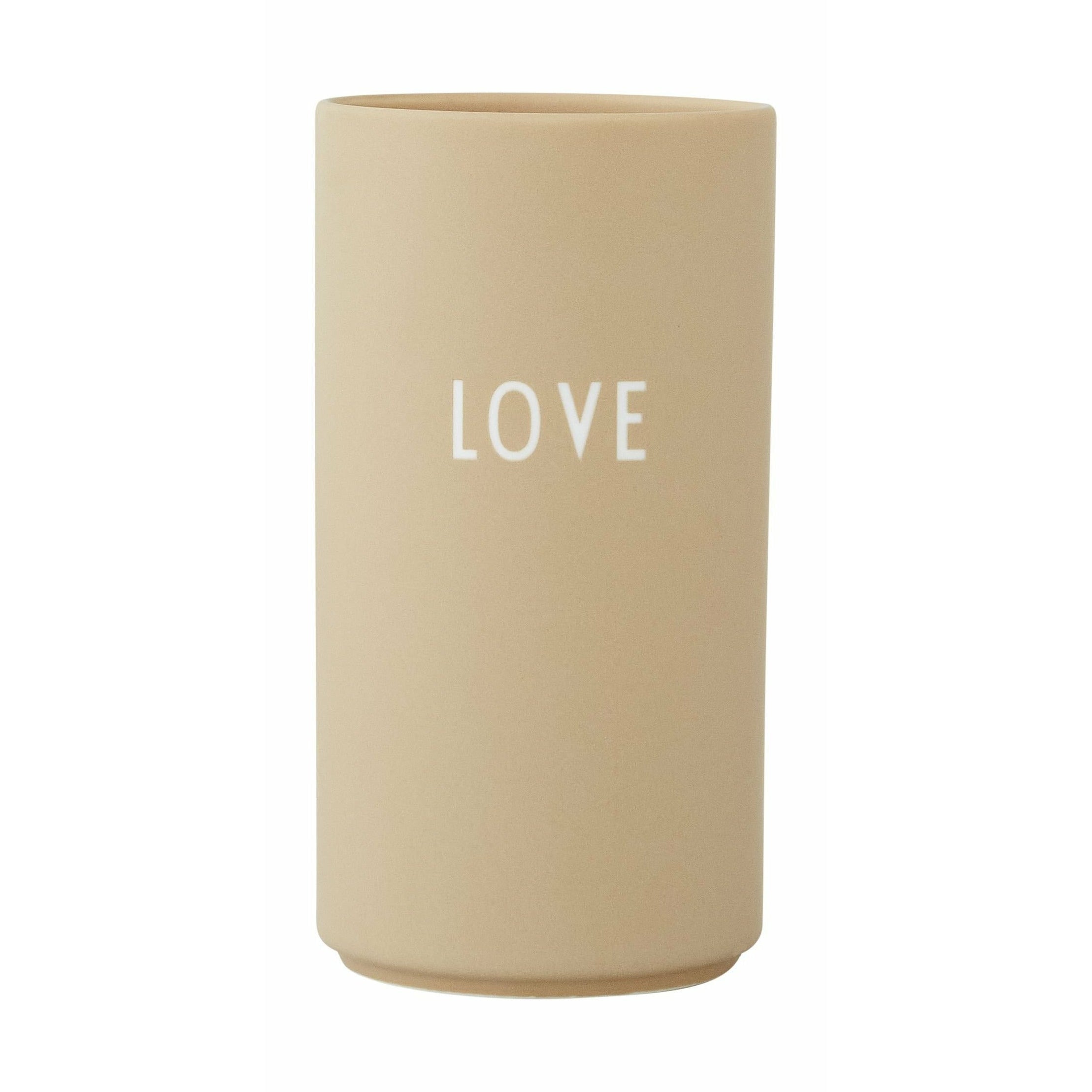 [product_category]-Design Letters Favorite Vase Love Medium, Beige-Design Letters-5710498187781-10101006BEIGELOVE-DES-1