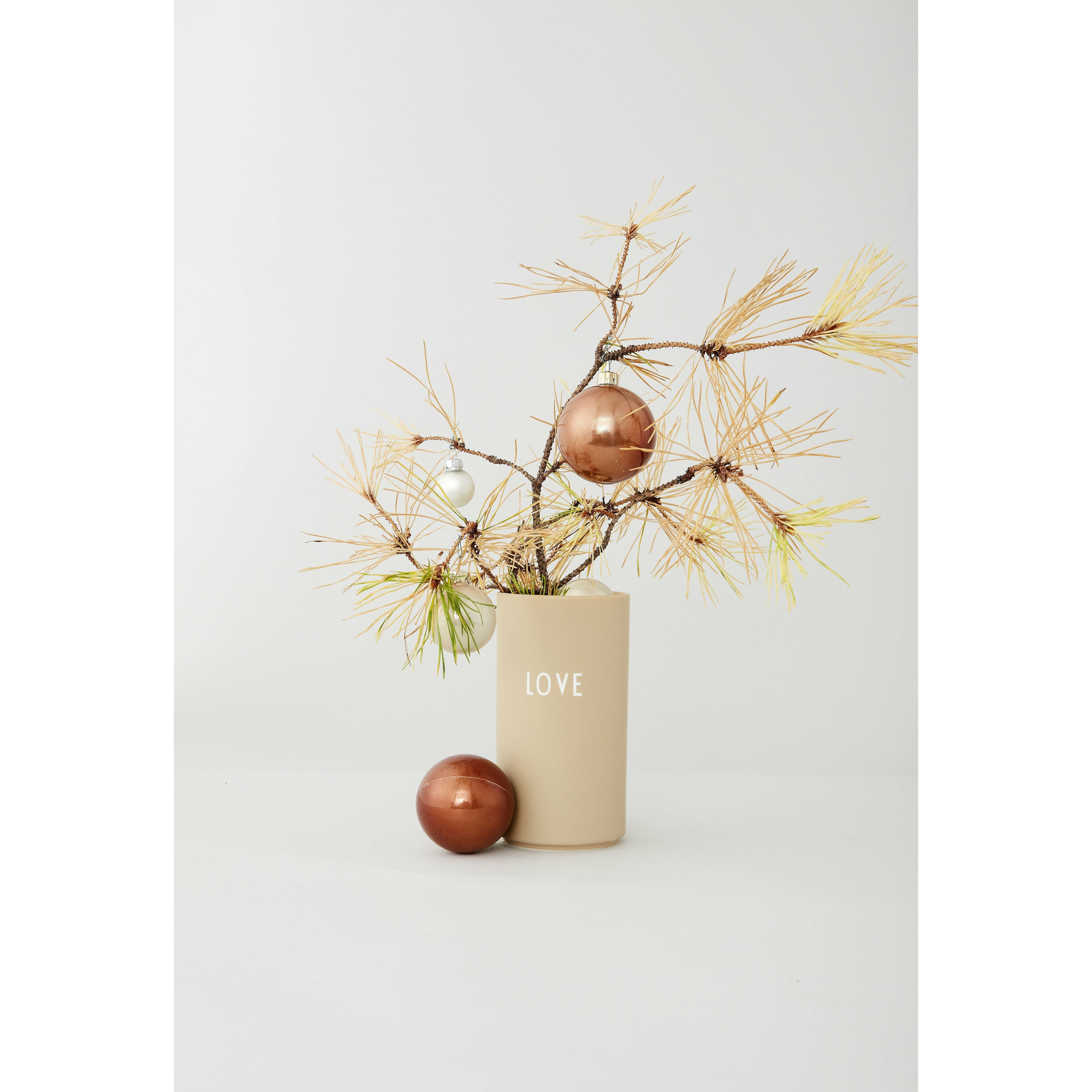 [product_category]-Design Letters Favorite Vase Love Medium, Beige-Design Letters-5710498187781-10101006BEIGELOVE-DES-4