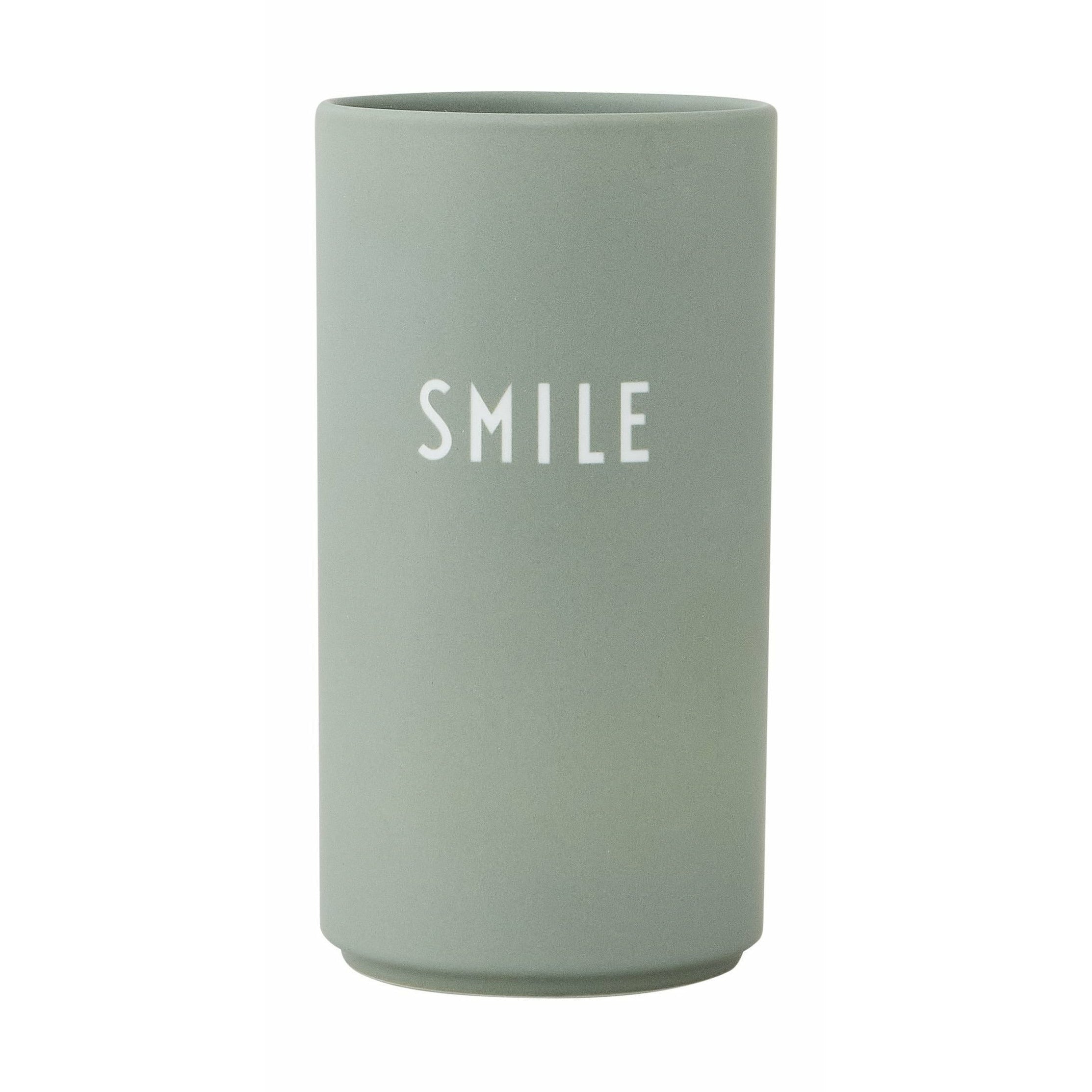 [product_category]-Design Letters Favorite Vase Smile Medium, Green-Design Letters-5710498187774-10101006GREENSMILE-DES-1