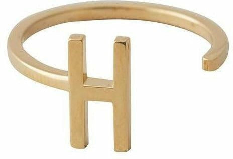 [product_category]-Design Letters Letter Ring A Z, 18k Gold Plated, H-Design Letters-5710498172220-90601000H-DES-1