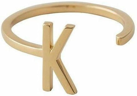 [product_category]-Design Letters Letter Ring A Z, 18k Gold Plated, K-Design Letters-5710498172251-90601000K-DES-1