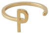 Design Letters Letterring A Z, 18K GOUD GOLD, P
