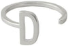 Design Letters Letterring A Z, 925 Sterling Silver, D