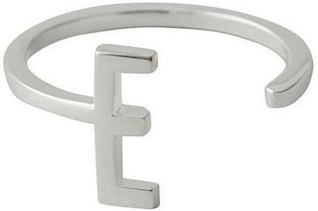 [product_category]-Design Letters Letter Ring A Z, 925 Sterling Silver, E-Design Letters-5710498172459-90601001E-DES-1