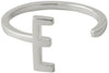 Design Letters Letterring A Z, 925 Sterling Silver, E