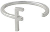 Design Letters Letterring A Z, 925 Sterling Silver, F
