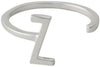 Design Letters Letterring A Z, 925 Sterling Silver, Z
