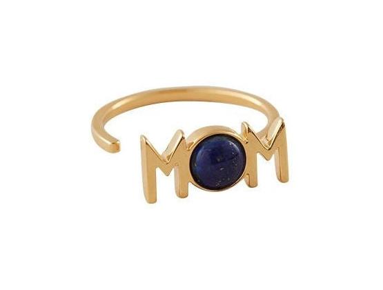 [product_category]-Design Letters Mom Ring 18k Gold Plated, Lapis Lazuli Blue-Design Letters-5710498192549-90602007LAPLAZULI-DES-1