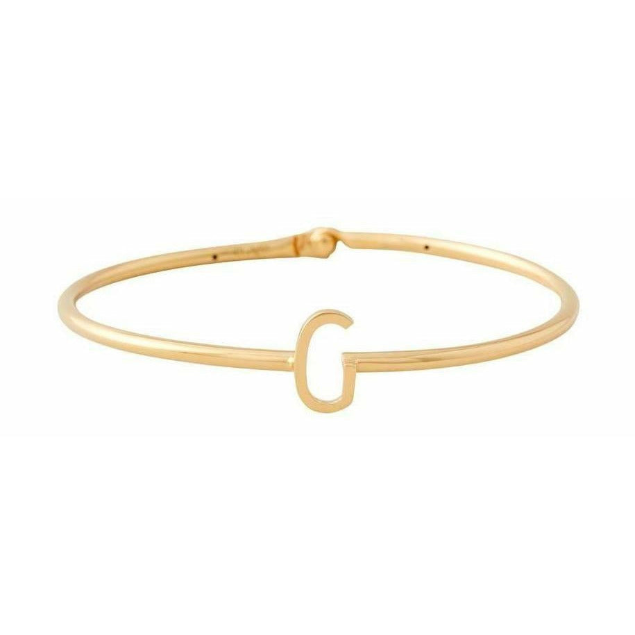 [product_category]-Design Letters My Bangle G Bangle, 18k Gold Plated Silver-Design Letters-5710498188405-90502001G-DES-1