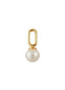 Design Letters Pearl Drop Charm 5 mm, zlato