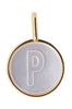 Designové písmena Pearl Letter Charm, str