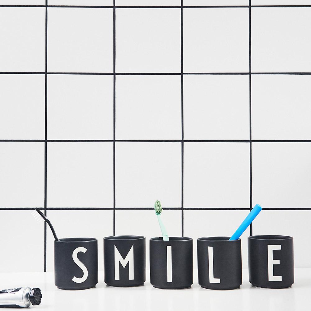 [product_category]-Design Letters Personal Porcelain Mug A Z, Black, A-Design Letters-5710498733582-10204000M-DES-3