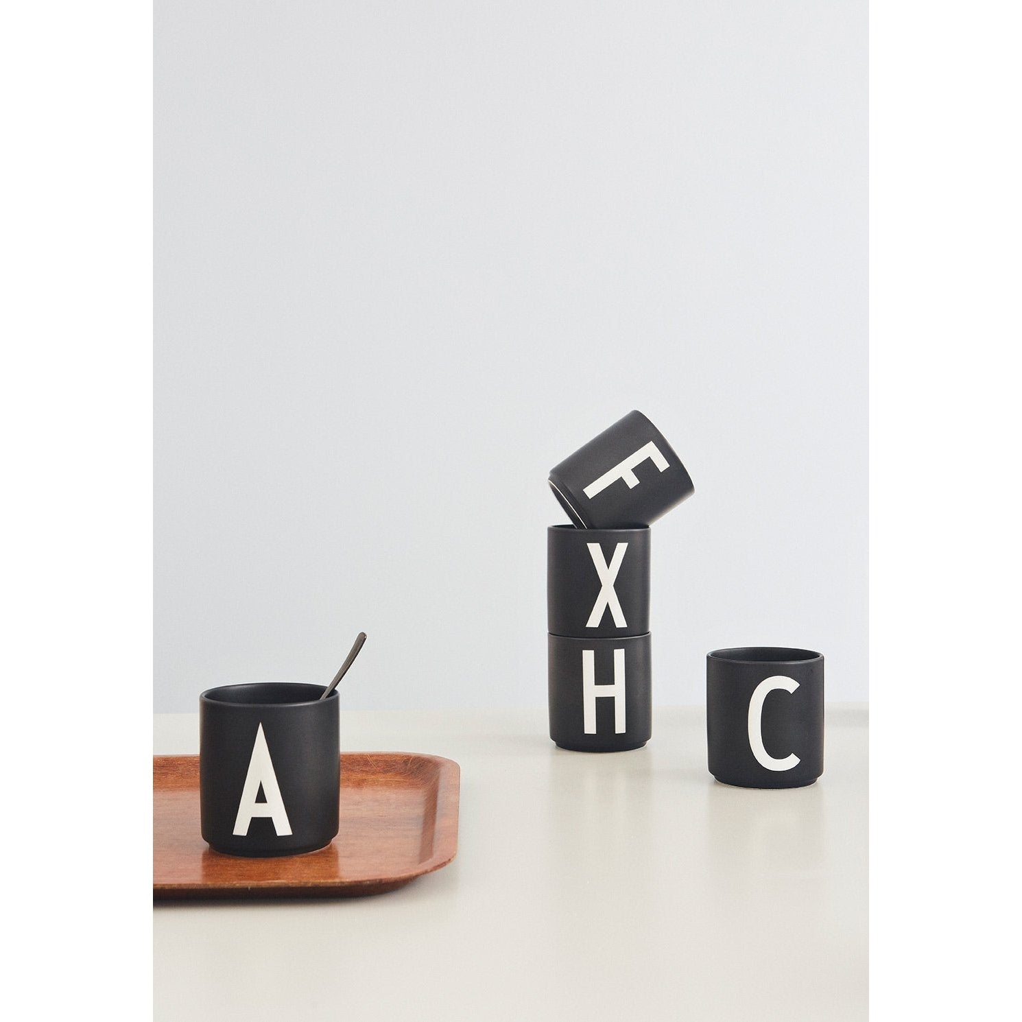 [product_category]-Design Letters Personal Porcelain Mug A Z, Black, A-Design Letters-5710498733582-10204000M-DES-4