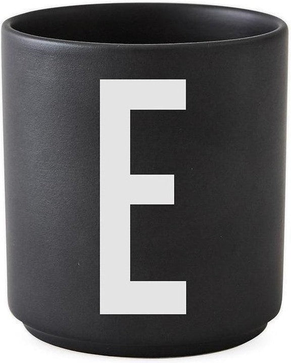 [product_category]-Design Letters Personal Porcelain Mug A Z, Black, E-Design Letters-5710498733506-10204000E-DES-1