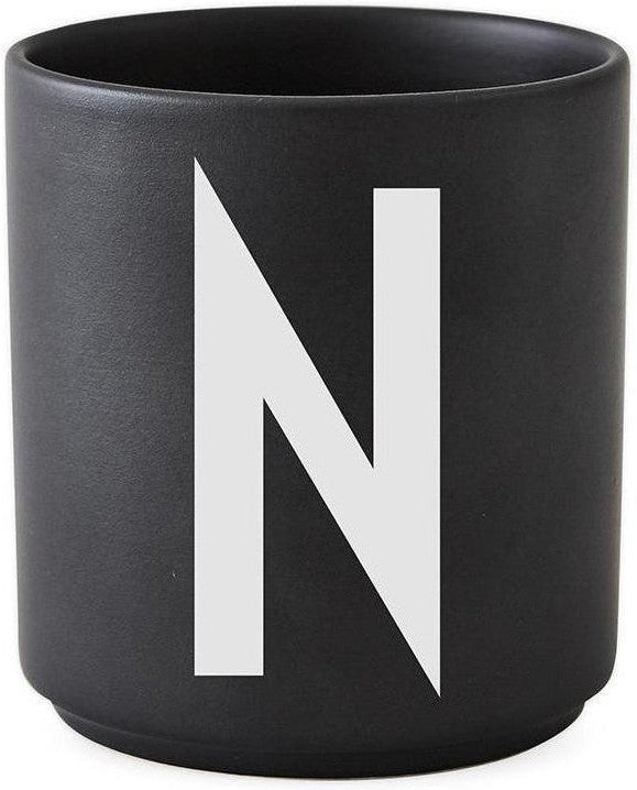 [product_category]-Design Letters Personal Porcelain Mug A Z, Black, N-Design Letters-5710498733599-10204000N-DES-1