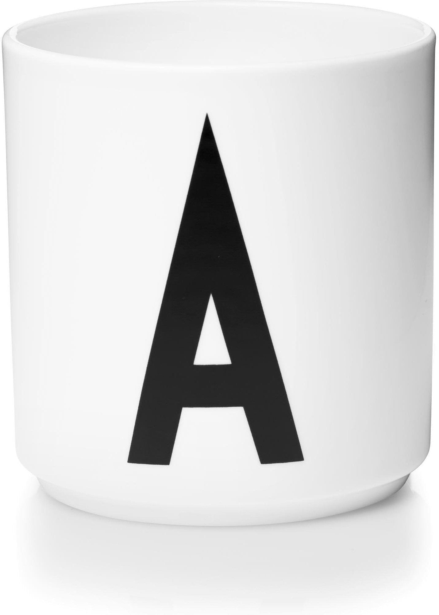 [product_category]-Design Letters Personal Porcelain Mug A Z, White, A-Design Letters-5710498720018-10201000A-DES-1