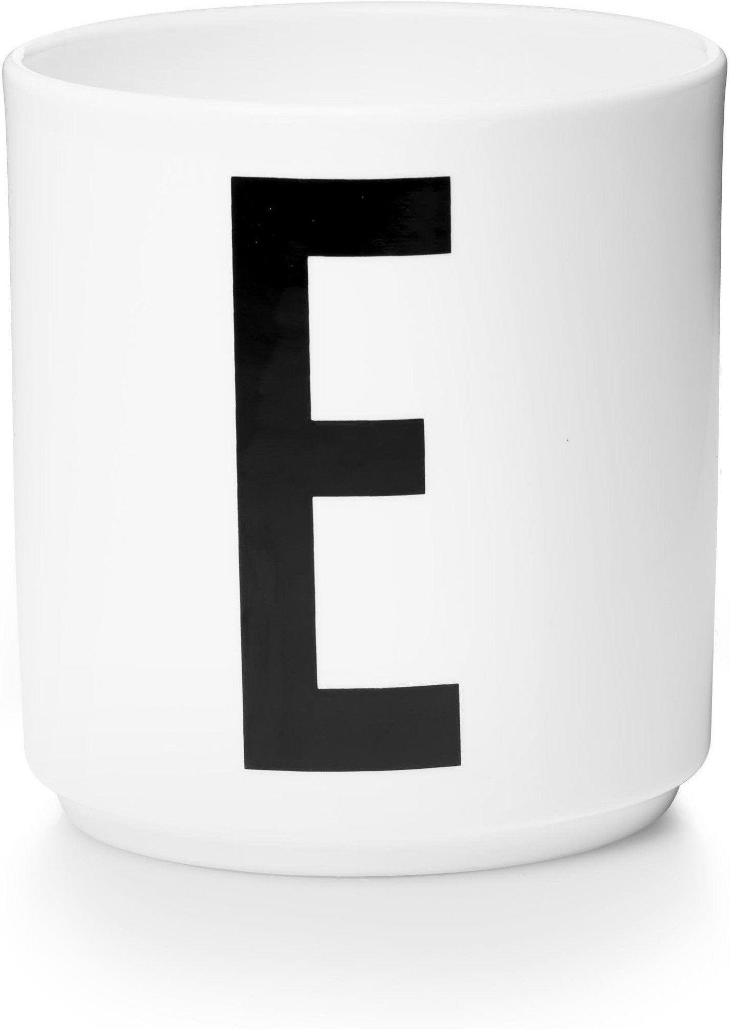 [product_category]-Design Letters Personal Porcelain Mug A Z, White, E-Design Letters-5710498720056-10201000E-DES-1