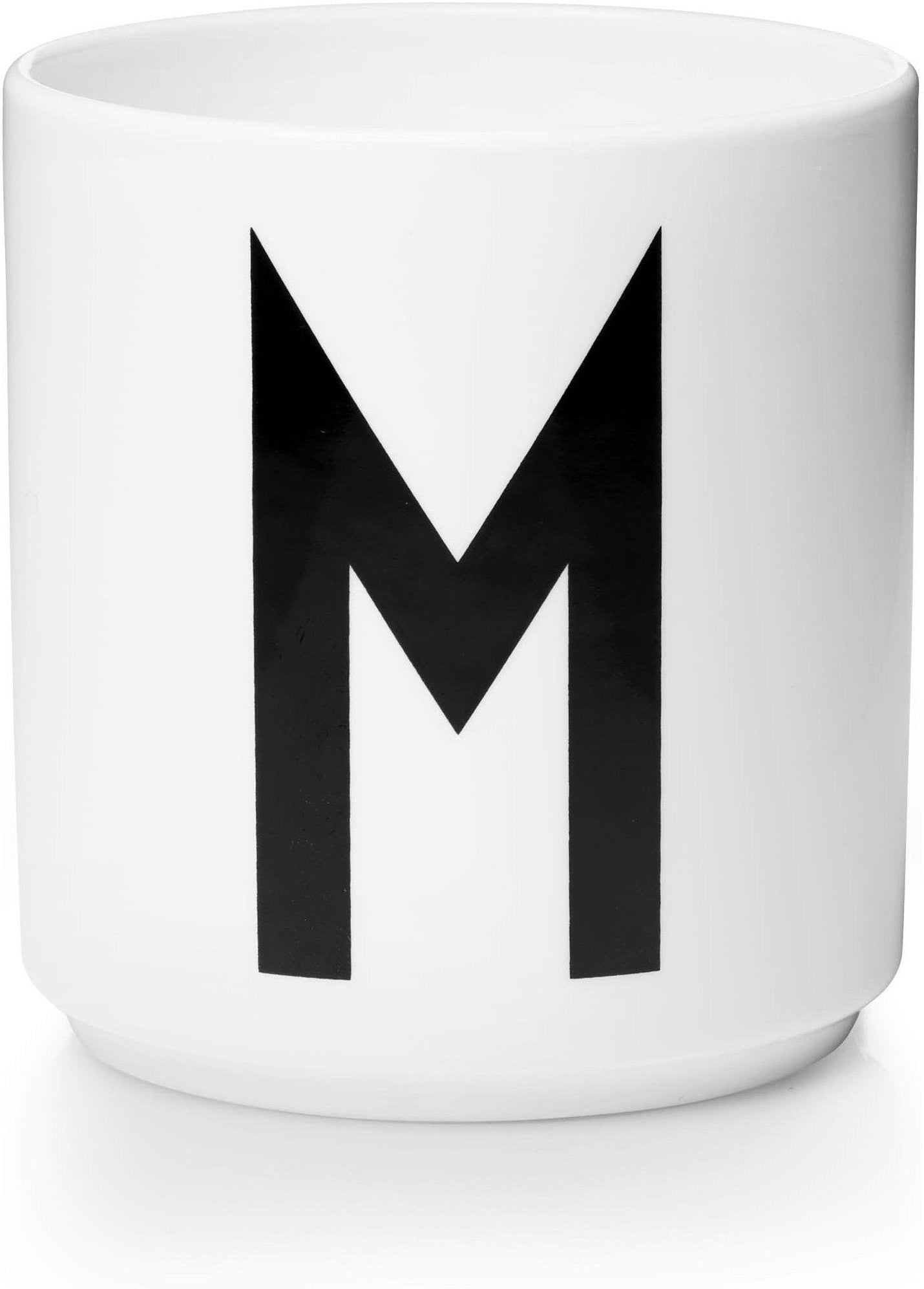 [product_category]-Design Letters Personal Porcelain Mug A Z, White, M-Design Letters-5710498720131-10201000M-DES-1