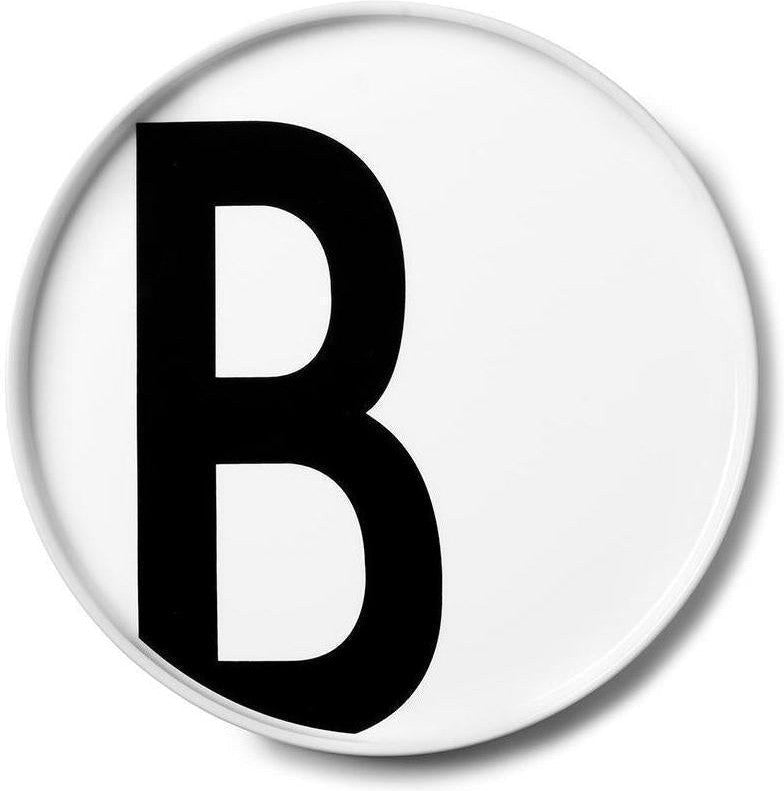 [product_category]-Design Letters Personal Porcelain Plate A Z, B-Design Letters-5710498720353-10201500B-DES-1