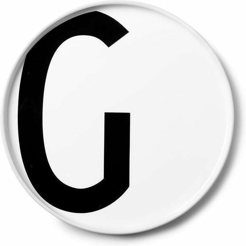 [product_category]-Design Letters Personal Porcelain Plate A Z, G-Design Letters-5710498720407-10201500G-DES-1
