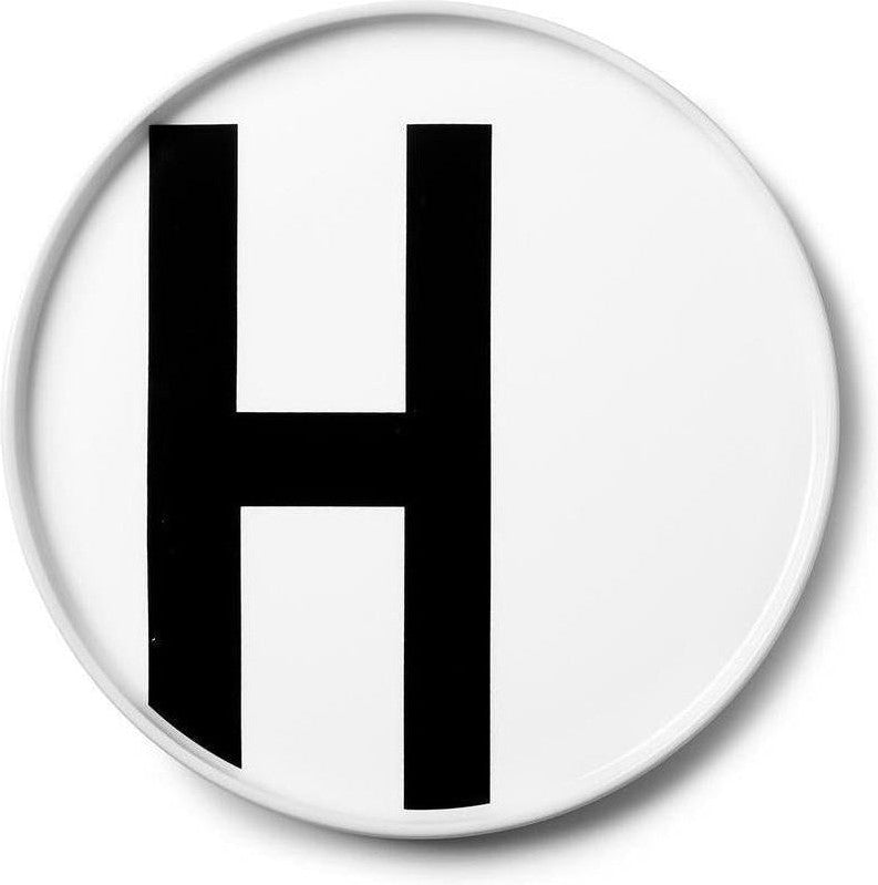 [product_category]-Design Letters Personal Porcelain Plate A Z, H-Design Letters-5710498720414-10201500H-DES-1