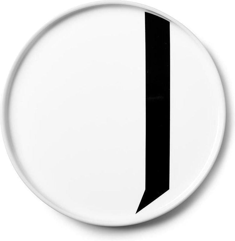[product_category]-Design Letters Personal Porcelain Plate A Z, J-Design Letters-5710498720438-10201500J-DES-1