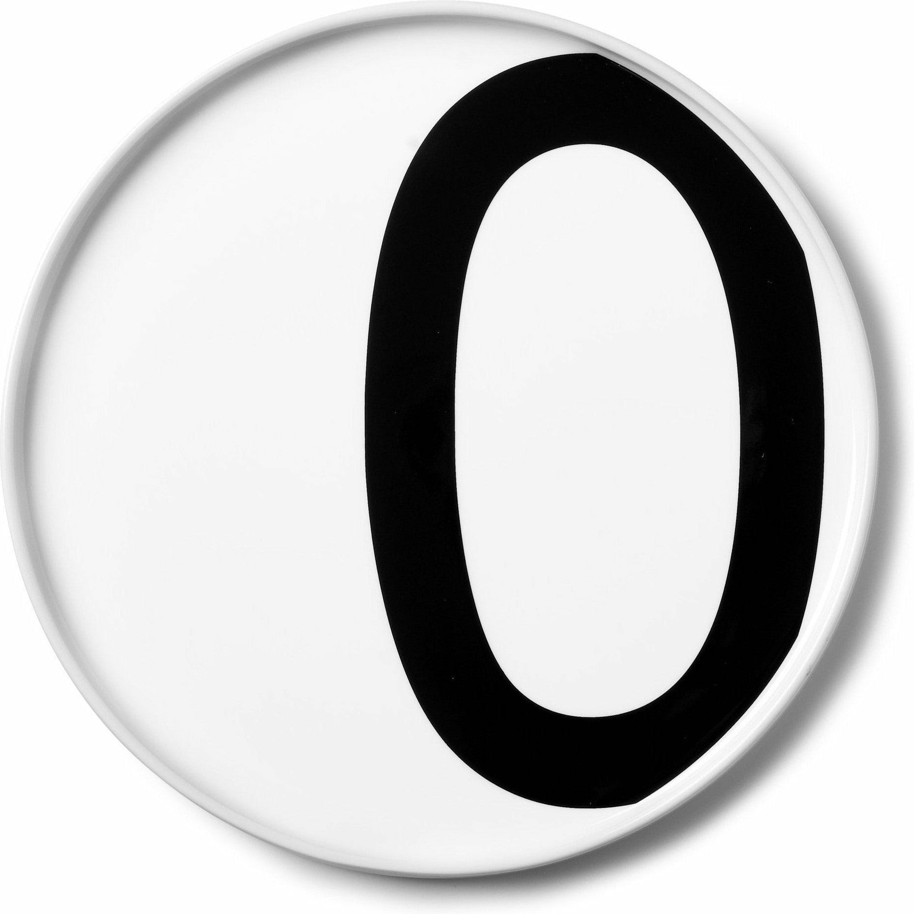 [product_category]-Design Letters Personal Porcelain Plate A Z, O-Design Letters-5710498720483-10201500O-DES-1