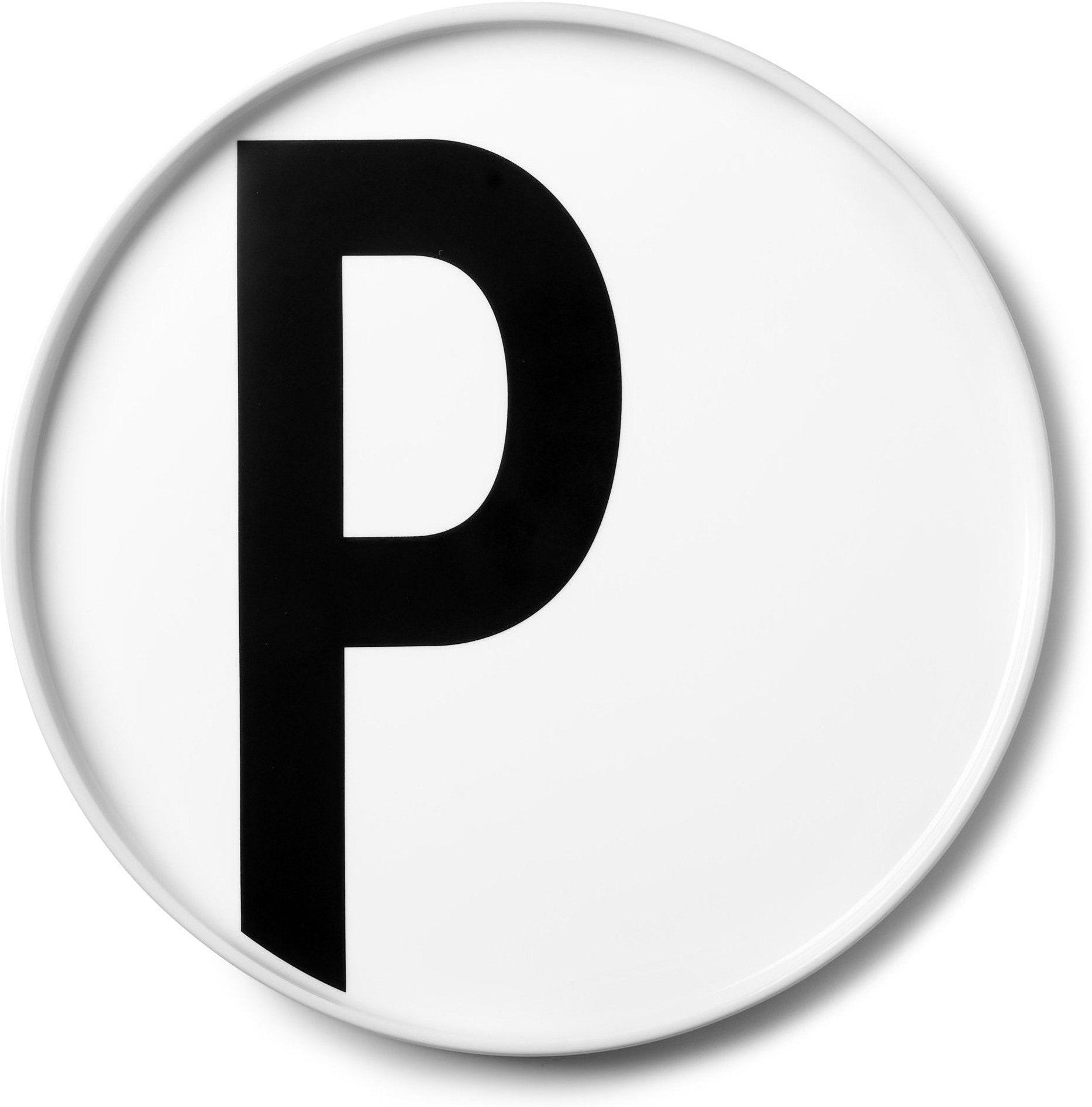 [product_category]-Design Letters Personal Porcelain Plate A Z, P-Design Letters-5710498720490-10201500P-DES-1