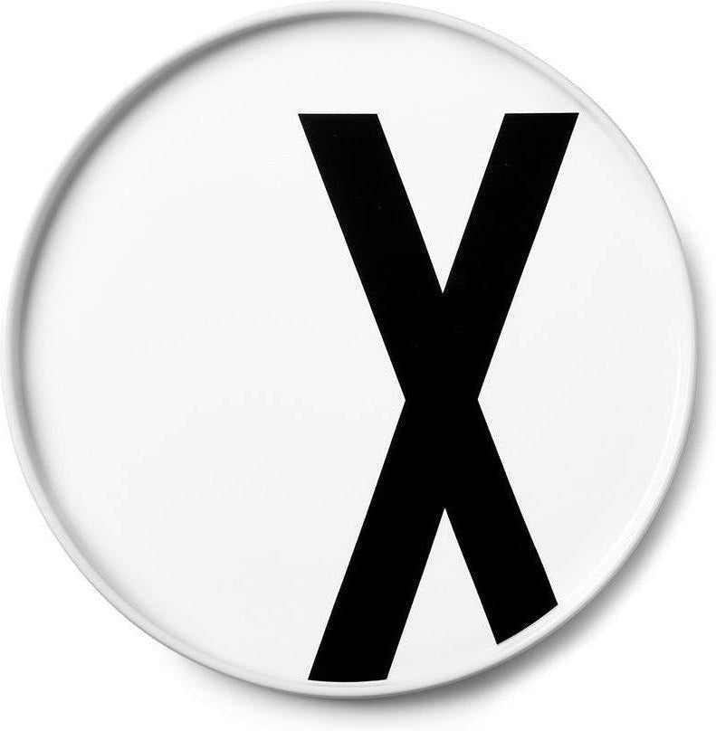 [product_category]-Design Letters Personal Porcelain Plate A Z, X-Design Letters-5710498720568-10201500X-DES-1