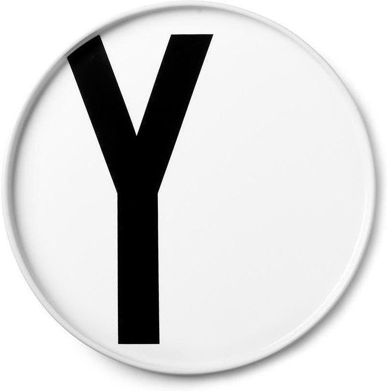 [product_category]-Design Letters Personal Porcelain Plate A Z, Y-Design Letters-5710498720575-10201500Y-DES-1