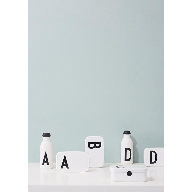 Design Dopisy osobní láhev s vodou a z, o