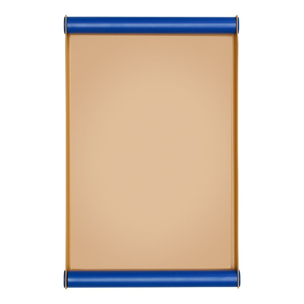 [product_category]-Design Letters Ray Tray Large, Beige/Cobalt Blue-Design Letters-5710498197070-10101702BEIGCOBAL-DES-2