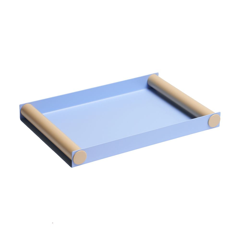 [product_category]-Design Letters Ray Tray Medium, Light Blue/Beige-Design Letters-5710498197032-10101703LIBLUBEIGE-DES-1