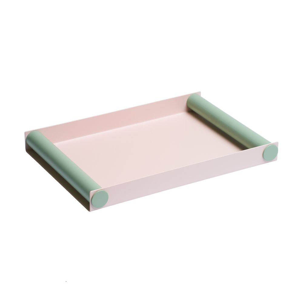 [product_category]-Design Letters Ray Tray Medium, Pastel Beige/Cobalt Blue-Design Letters-5710498197018-10101703PABEIFRGRE-DES-1