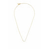 Design Letters Square Link Náhrdelník 40 cm, 18k zlaté stříbro