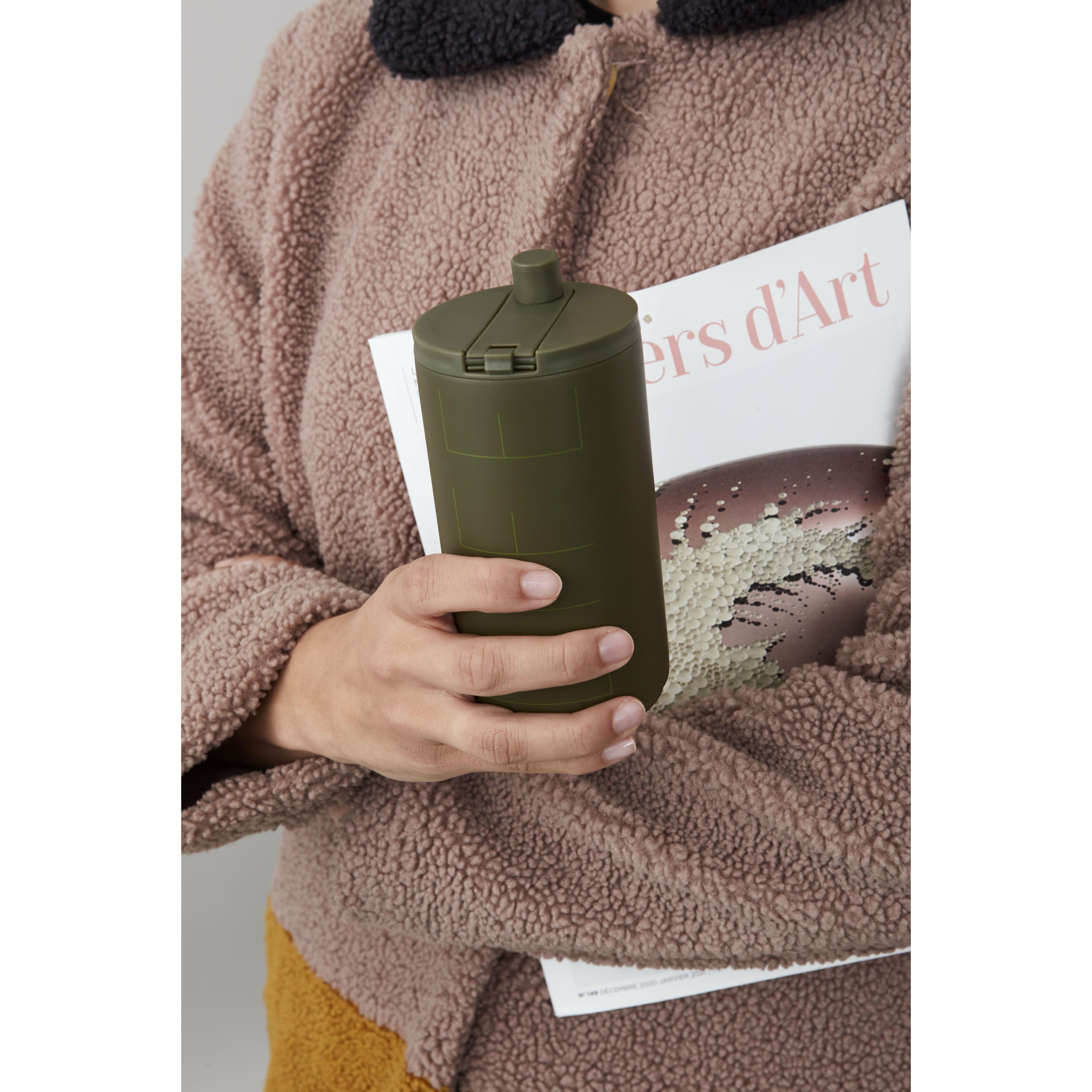 [product_category]-Design Letters Travel Thermo Cher 350 Ml, Olive-Design Letters-5710498188894-30101019OLIVELIFE-DES-6