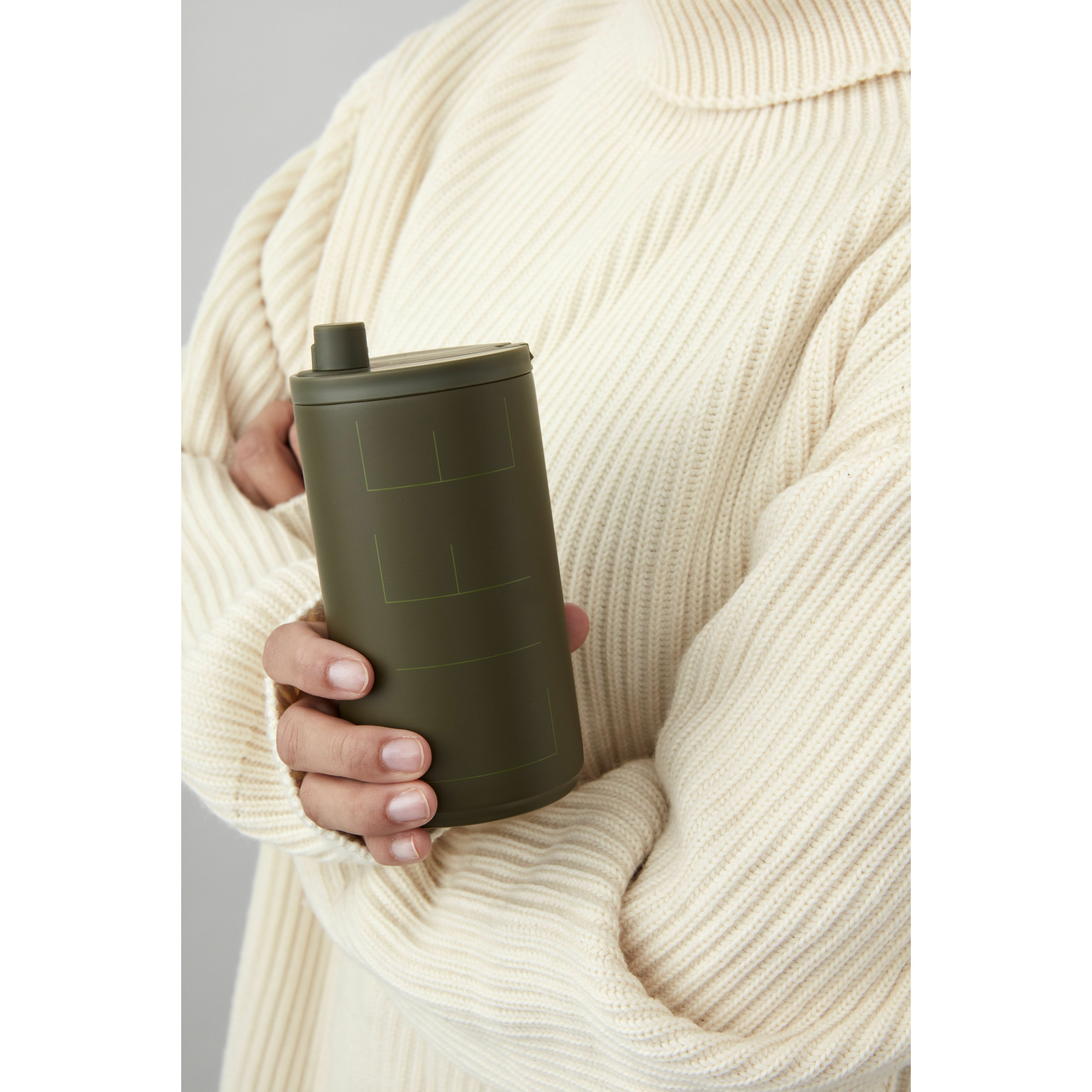 [product_category]-Design Letters Travel Thermo Cher 350 Ml, Olive-Design Letters-5710498188894-30101019OLIVELIFE-DES-7